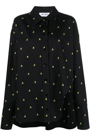 The Attico Camicia Diana oversize con stampa