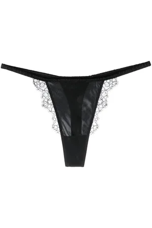 MAISON CLOSE Perizoma con bordo in pizzo