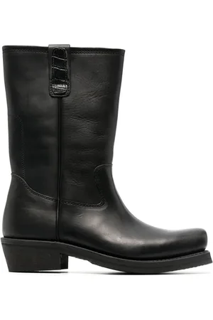 OUR LEGACY Stivali in pelle Flat-Toe
