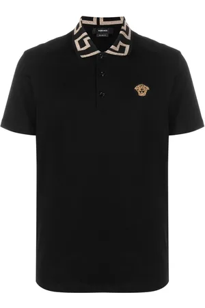VERSACE Polo Greca a maniche corte