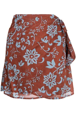 FAITHFULL THE BRAND Minigonna a fiori La Bamba