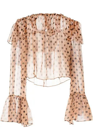 Caroline Constas Blusa Thelma a pois