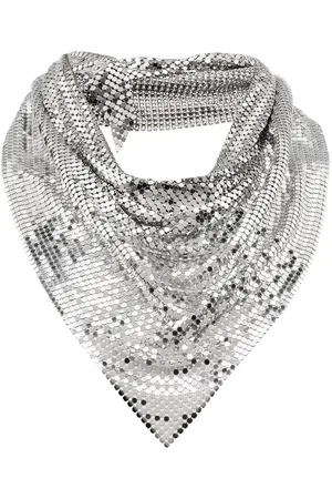 Paco rabanne Collana in maglia metallica
