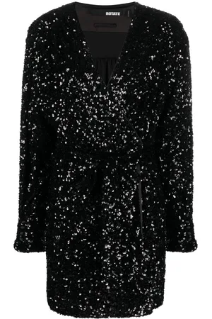 ROTATE Abito corto con paillettes