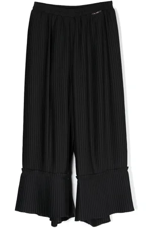 Twin-Set Pantaloni a gamba ampia con pieghe