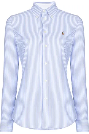 Ralph Lauren Camicia a righe con ricamo