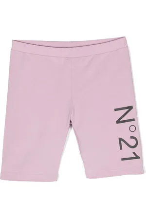 Nº21 Shorts sportivi con stampa