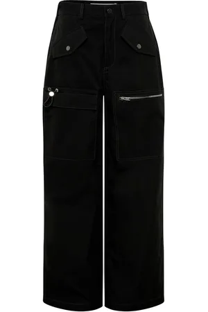 DION LEE Pantaloni dritti con tasche