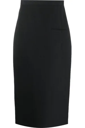 The Row Mid-eight tailored pencil skirt