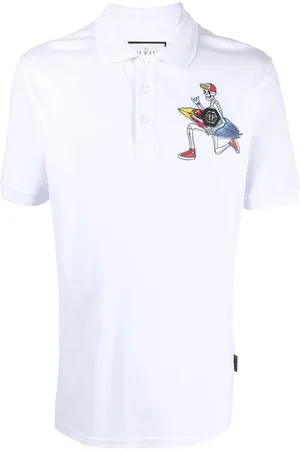 Philipp Plein Polo con stampa grafica