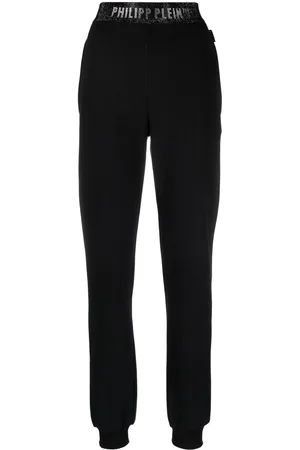 Philipp Plein Pantaloni sportivi con banda logo