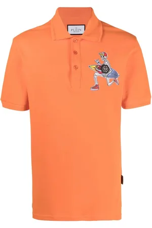 Philipp Plein Polo con stampa grafica