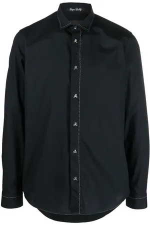 Philipp Plein Camicia con cuciture a contrasto