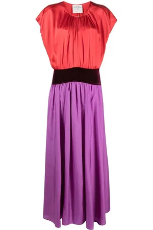 FORTE FORTE Abito lungo con design color-block