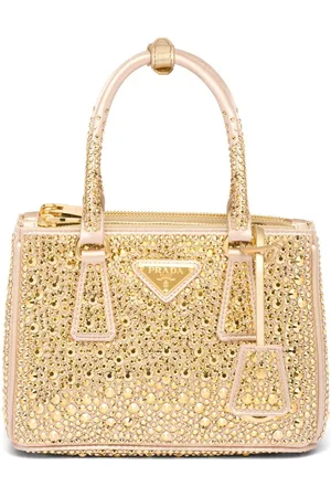 Prada Borsa Galleria mini con cristalli