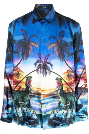 Philipp Plein Camicia Hawaii con stampa