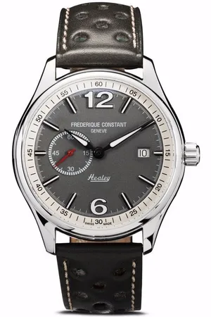 Frederique Constant Orologio automatico Vintage Rally Healey 39mm in pelle di vitello, acciaio inossidabile e cristallo zaffiro
