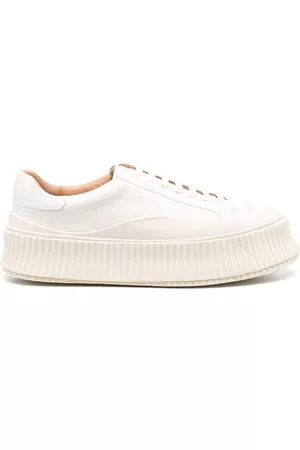 Jil Sander Sneakers con suola rialzata - Bianco