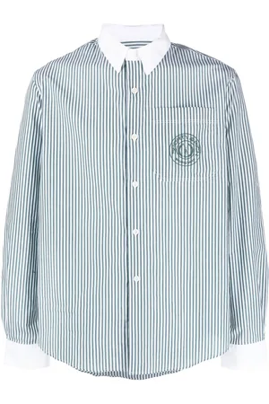 Sporty & Rich Camicia a righe con ricamo