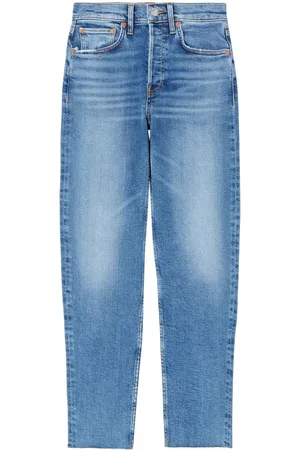 RE/DONE Jeans crop a vita alta