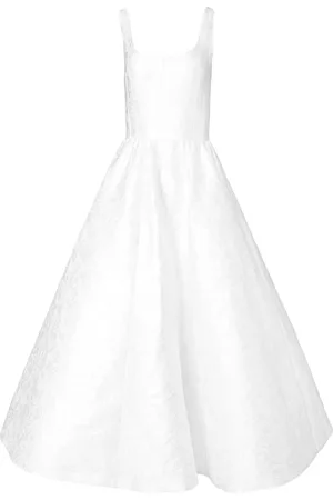 Carolina Herrera Abito midi con motivo jacquard