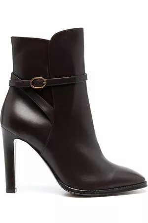 Ralph Lauren Donna Stivali - Stivali Nellie Burnished 100mm - Marrone