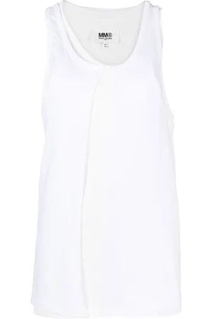 Maison Margiela Canotta Spliced asimmetrica