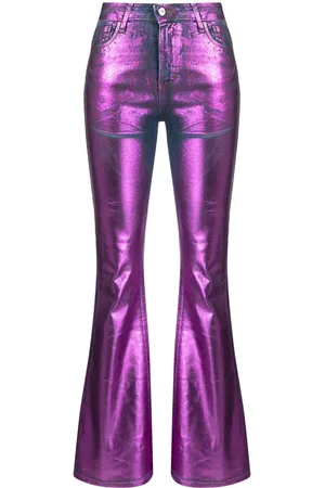 Madison.Maison Jeans con effetto metallizzato
