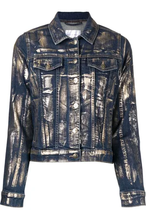 Madison.Maison Giacca denim con stampa