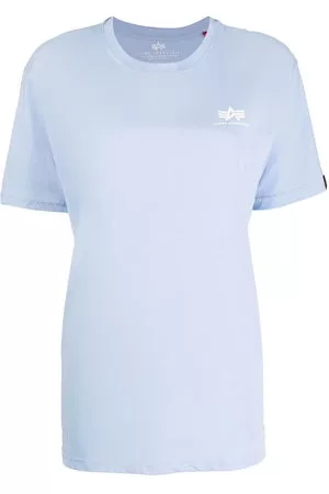 Alpha Industries T-shirt con stampa - Blu