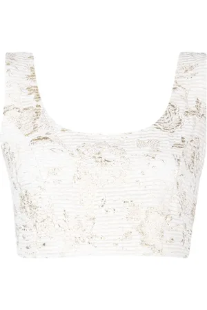 Bambah Top crop a fiori