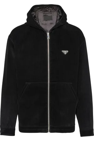 Prada Giacca con logo a triangolo