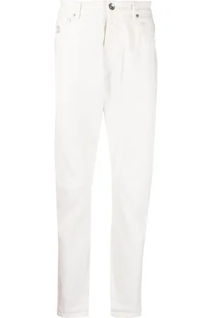 Brunello Cucinelli Jeans dritti con logo