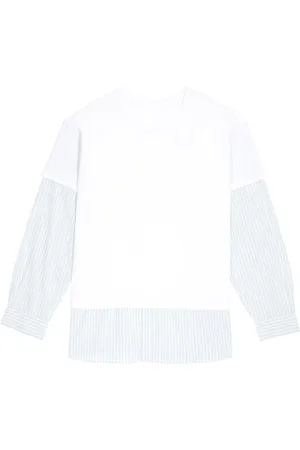 Maison Margiela T-shirt con effetto trompe-l