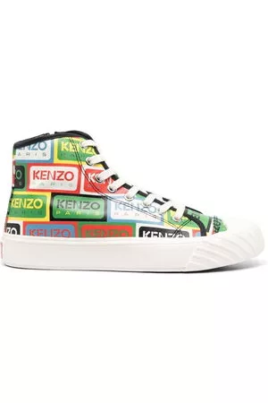 Kenzo Donna Sneakers alte - Sneakers alte con stampa - Verde