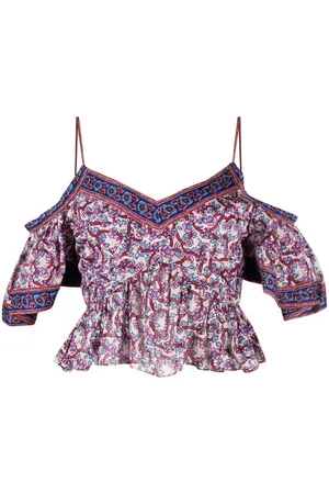 Marant Etoile Blusa Garuva a fiori