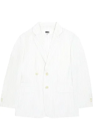 Maison Margiela Blazer monopetto gessato