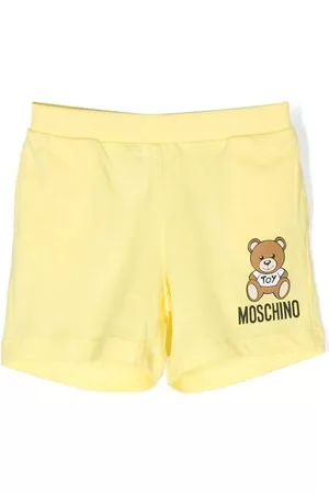 Moschino Pantaloncini - Shorts con stampa - Giallo