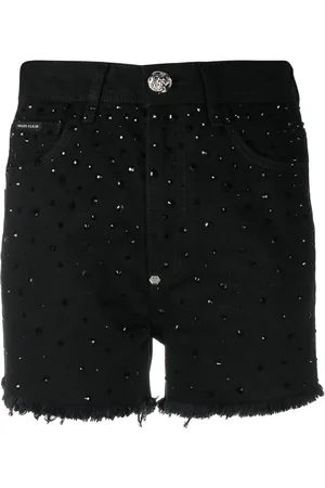 Philipp Plein Shorts con cristalli
