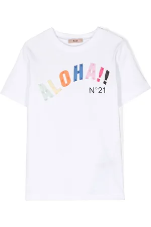 Nº21 T-shirt con applicazione