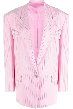 The Attico Blazer monopetto gessato