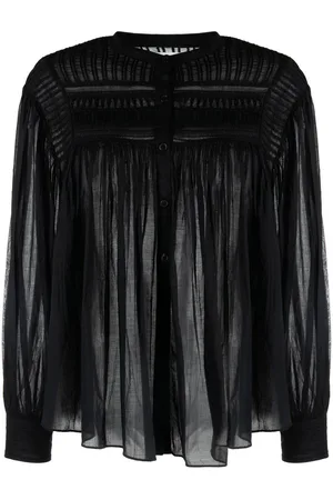 Marant Etoile Blusa Plalia plissettata