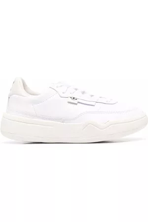 adidas Sneakers con logo in pelle - Bianco