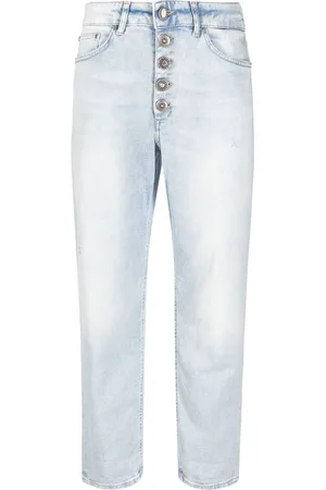 Dondup Jeans crop a vita media
