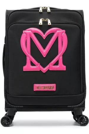 Love Moschino Donna Valigie - Valigia con logo - Nero