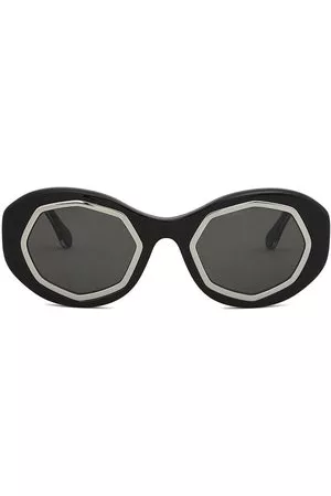 Marni Donna Occhiali da sole - Occhiali da sole Mount Brumo tondi - Nero