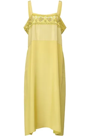 Maison Margiela Abito midi con ricamo