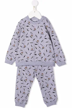 Moschino Tuta sportiva con stampa