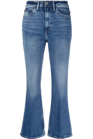 Ralph Lauren Jeans crop con effetto schiarito