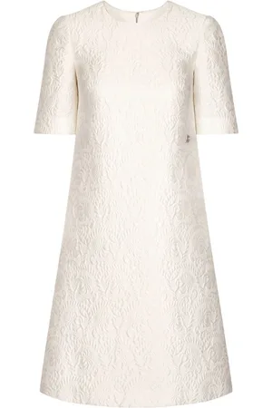 Dolce & Gabbana Abito midi a fiori jacquard